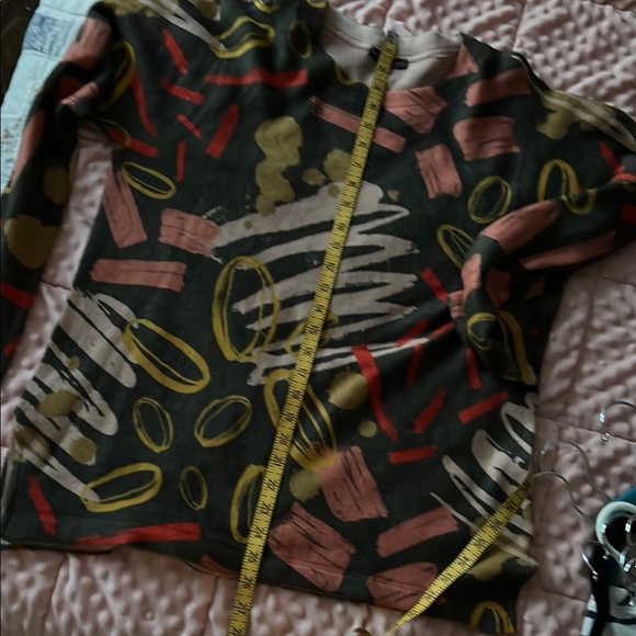 Multicolor Abstract Print Sweater sm/med - Picture 5 of 6